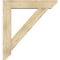 Ekena Millwork Traditional Slat Rough Sawn Bracket w/ Offset Brace, Douglas Fir, 8"W x 40"D x 44"H BKT0806X40X44TRA06RDF - alternate 4